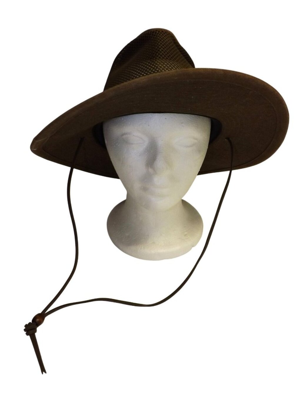Henschel Hat Co. H1H Vented Mesh Safari Hat Aussie Breezer Size M USA